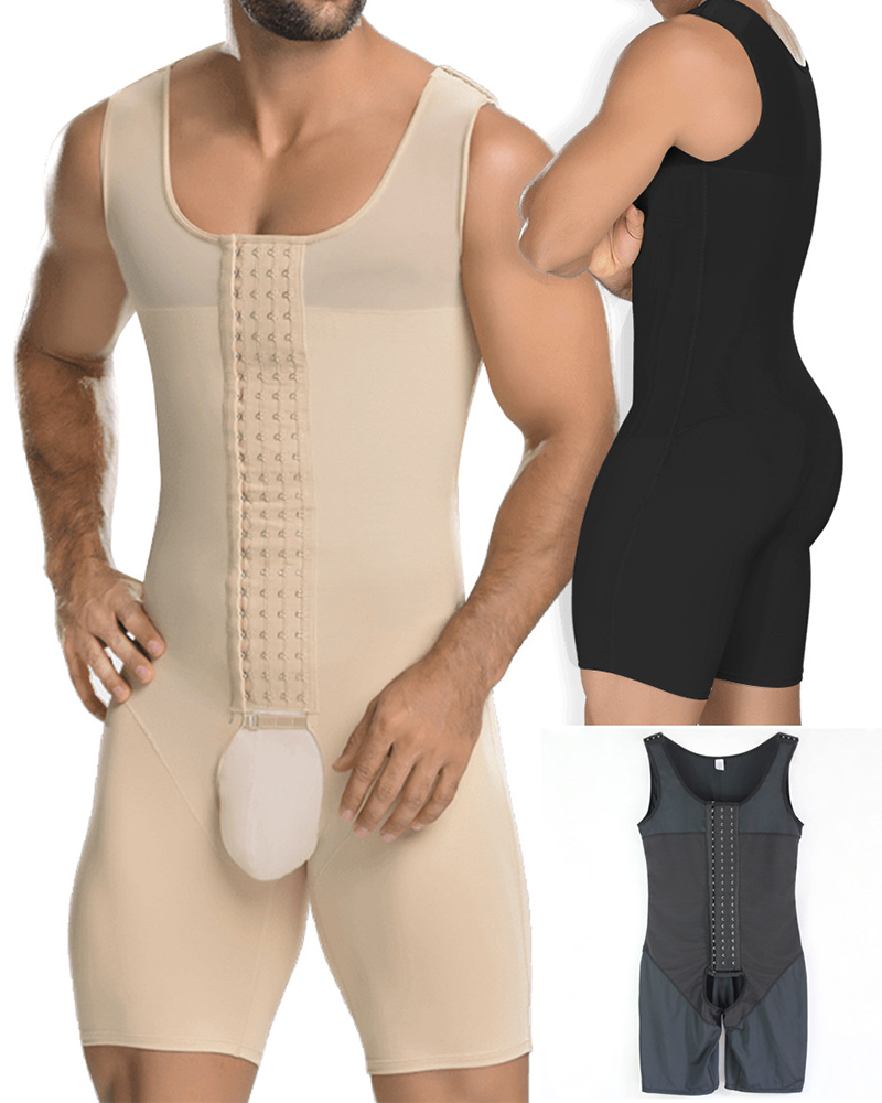 Men's Body Shaping Bodysuit