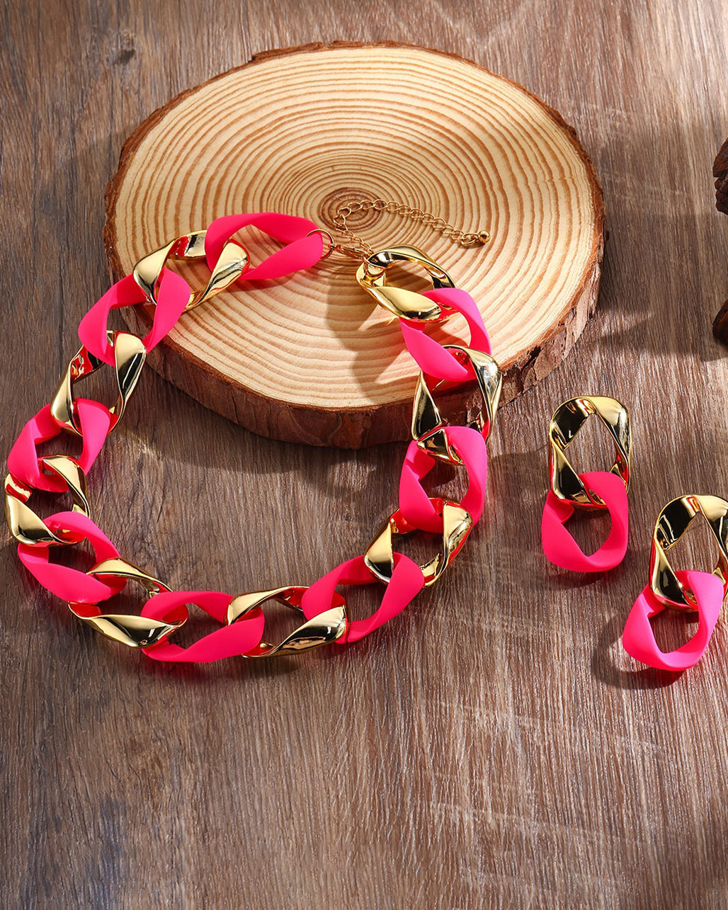 Fashion Fluorescent Jewelry Set-Curvy-Faja