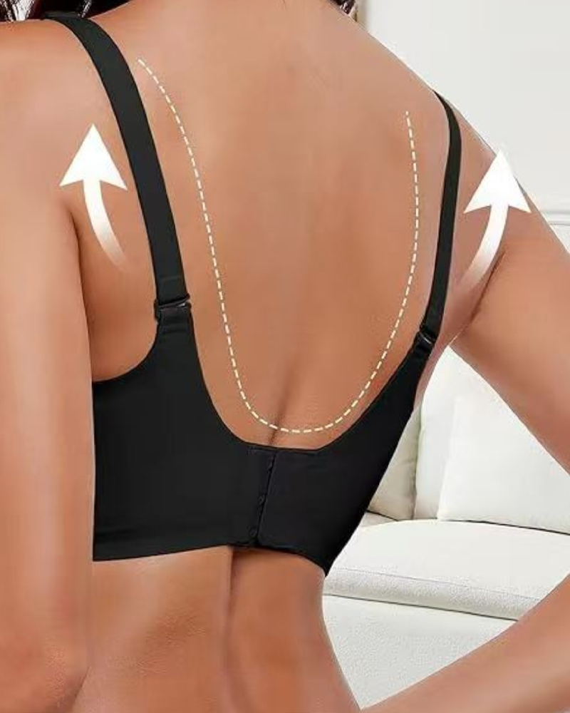 Wave-Shaped Jelly Seamless Bra Wire-Free Bra-Curvy-Faja