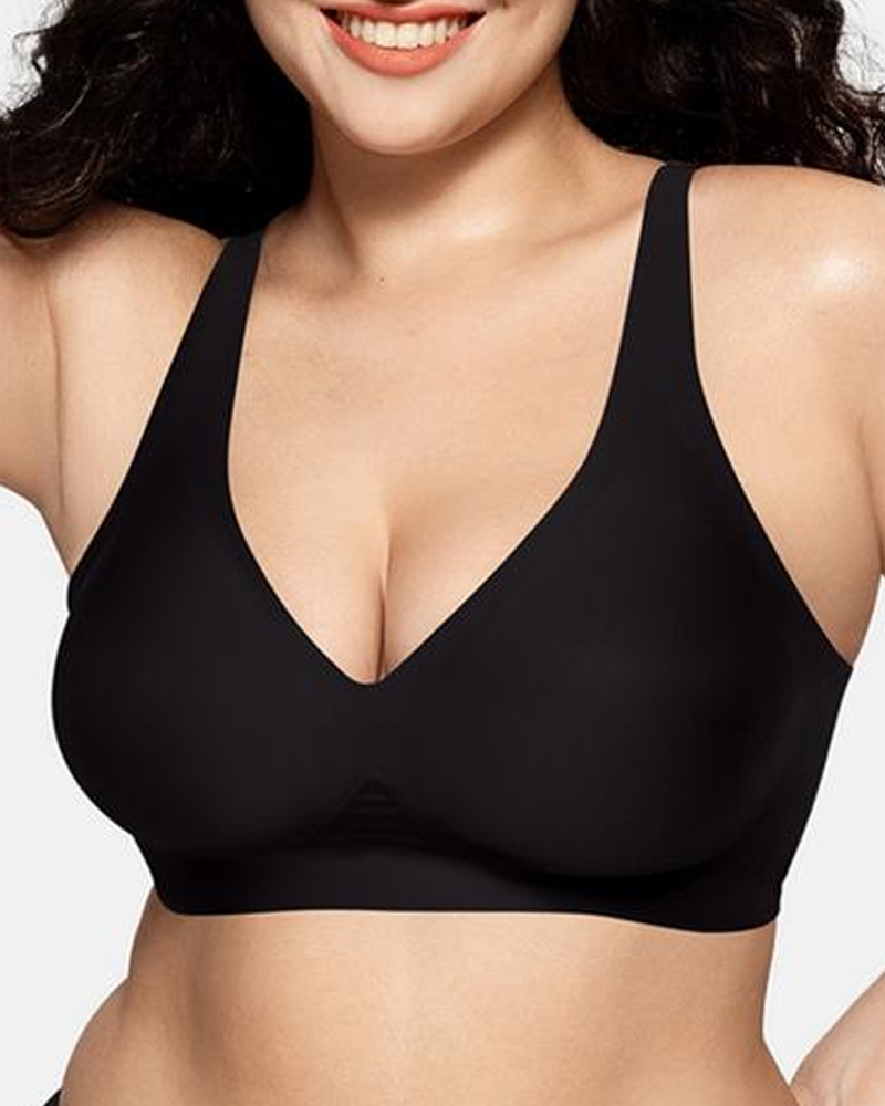 Seamless Deep V Sexy Bra