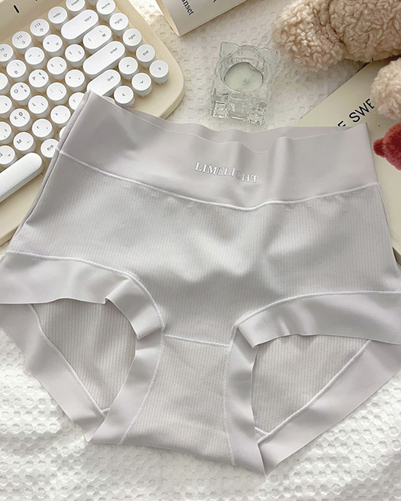 Ice Silk High Waist Tummy Control Briefs-Curvy-Faja