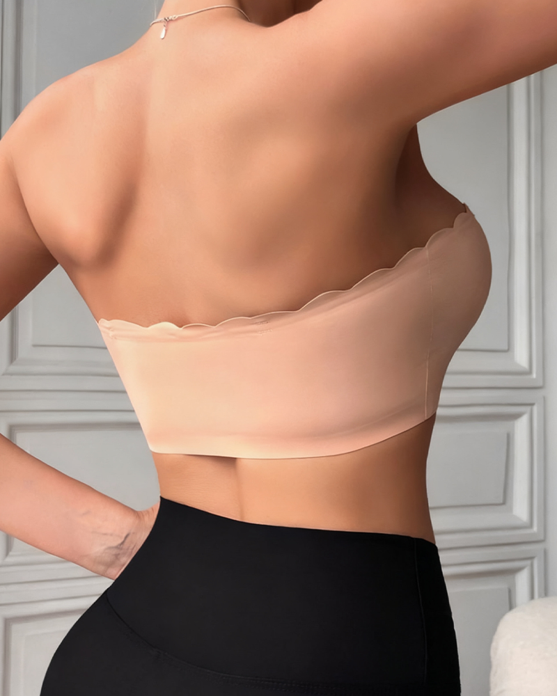 Strapless Bra With Front Clasp Anti-Slip Design