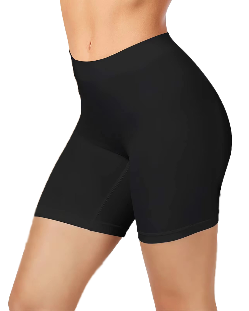 High-Waisted Lightweight Seamless Five-Quarter Pants