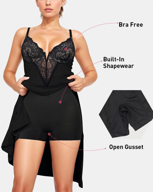 Sexy Lace Built-In Shaping Dress