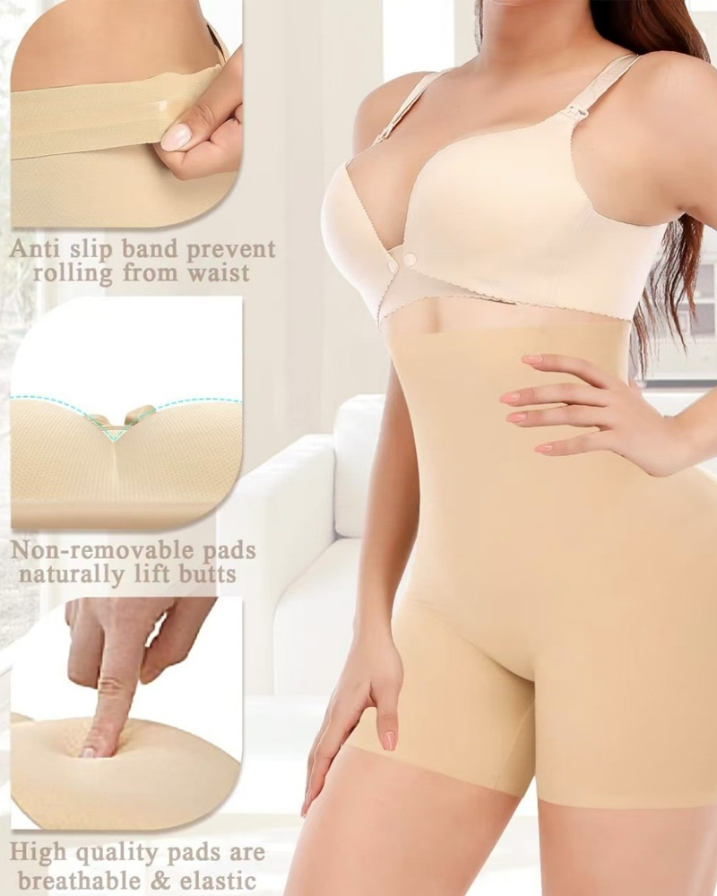 Seamless Body Shaping Buttock-Lifting Shorts