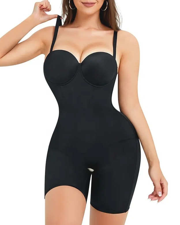 Waist Trainer & Butt Lifter Bodysuit Outerwear-Friendly