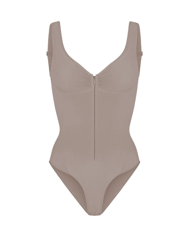 Seamless Bodysuit Sexy Hip-Lifting Tummy-Control Tight-Fitting Bodysuit With Zipper-Curvy-Faja