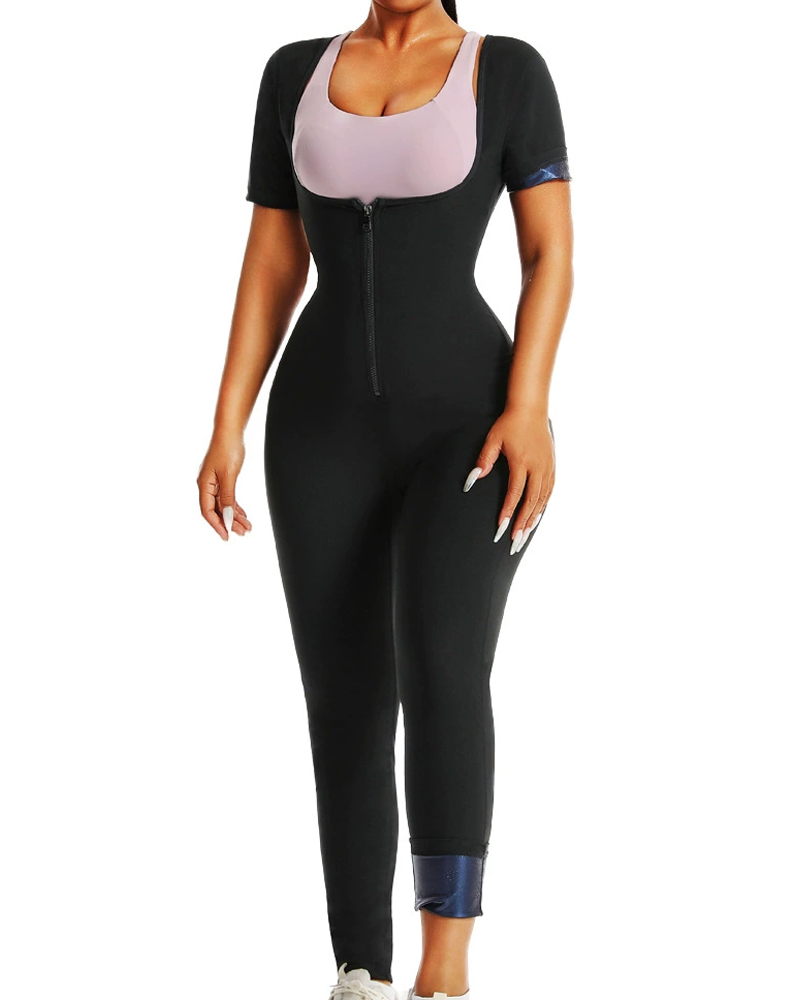 Sweat-Prone Body Shaper-Curvy-Faja