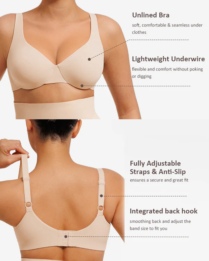 Comfort Daily Seamless Unpadded Underwire Bra（Pre-Sale）
