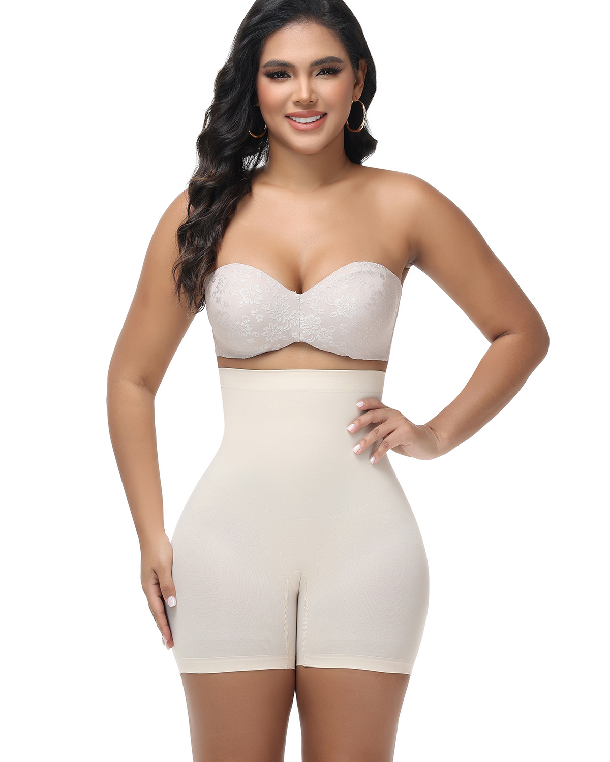 Seamless High Waist Hip-Lifting Shorts