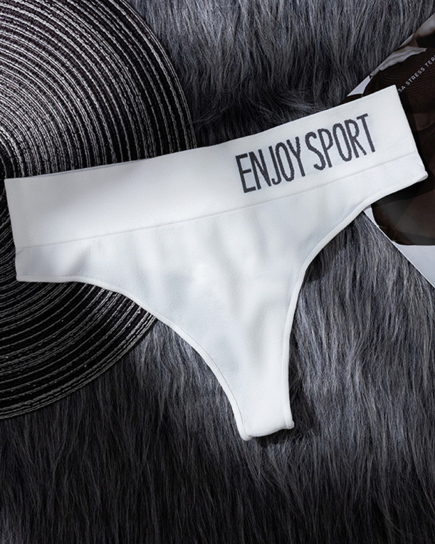 Sexy Seamless Letter Seamless Panties-Curvy-Faja