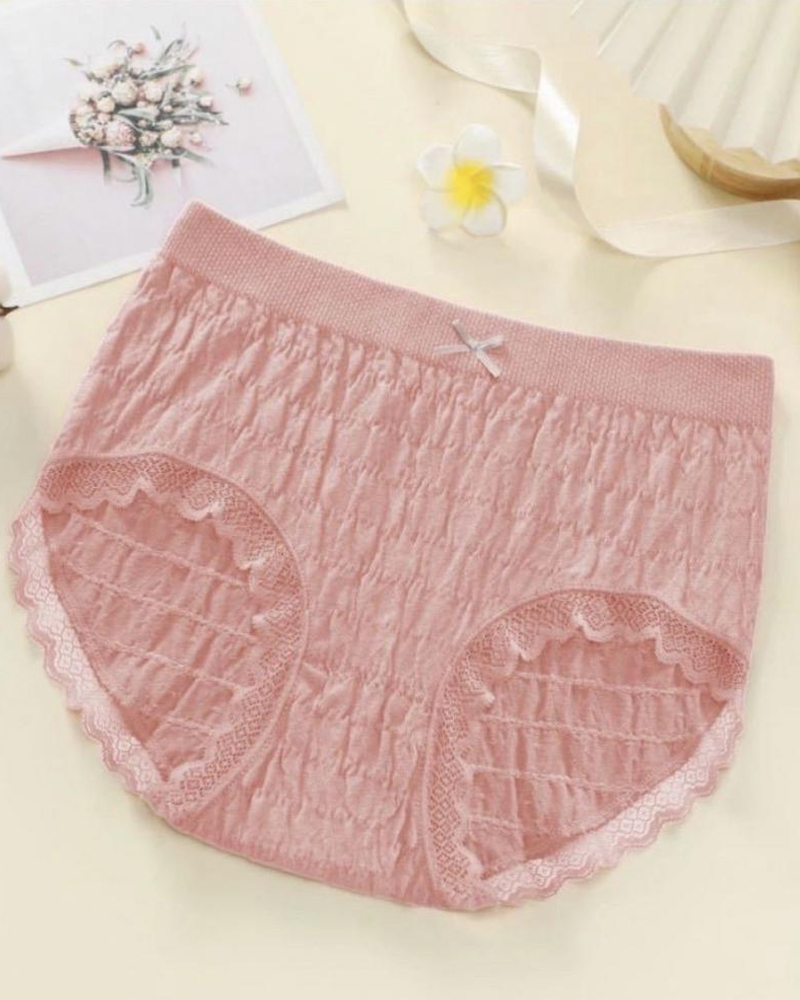 5-Pack Bubble Modal Mid-Rise Briefs-Curvy-Faja