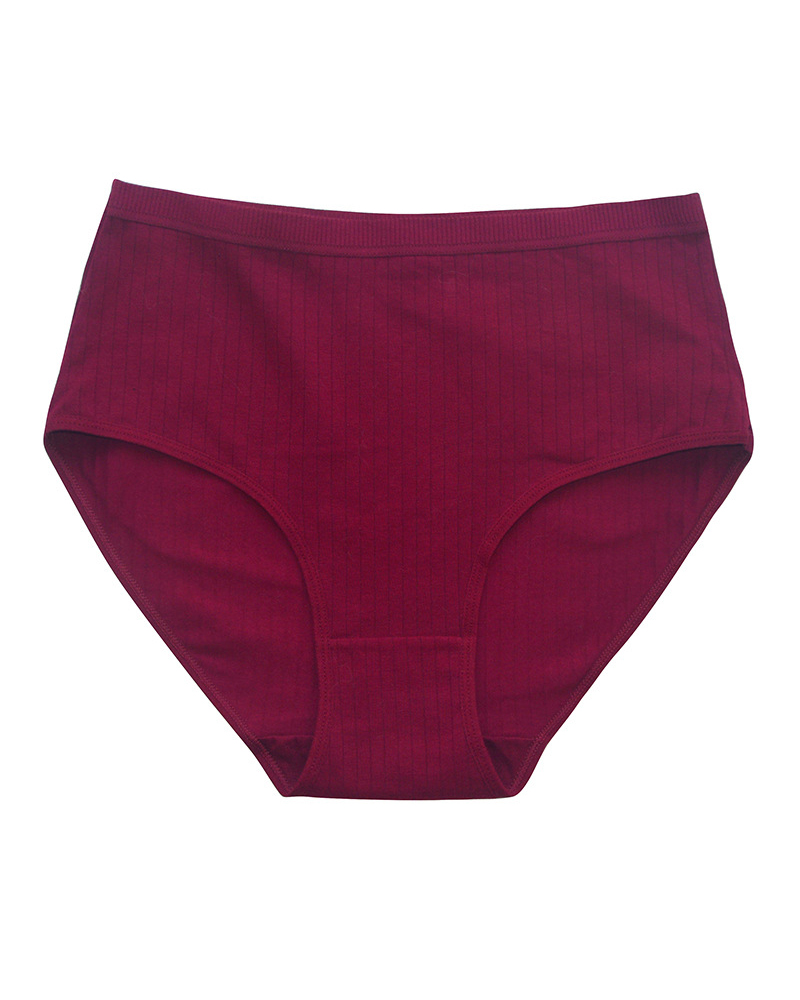 High Waist Pure Cotton Tummy Control Briefs-Curvy-Faja