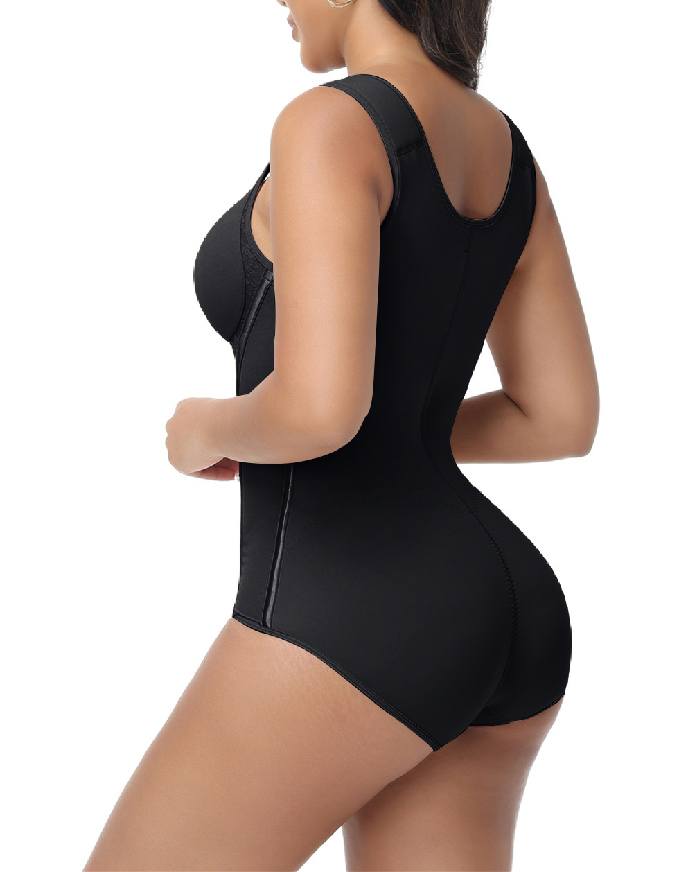 Zipper Butt Lifting Bodysuits for Women-Curvy-Faja