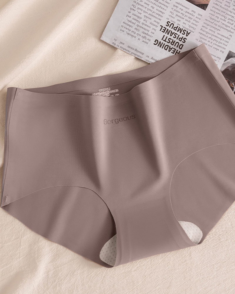 Yoga Fitness Mulberry Silk Antibacterial Seamless Underwear-Curvy-Faja