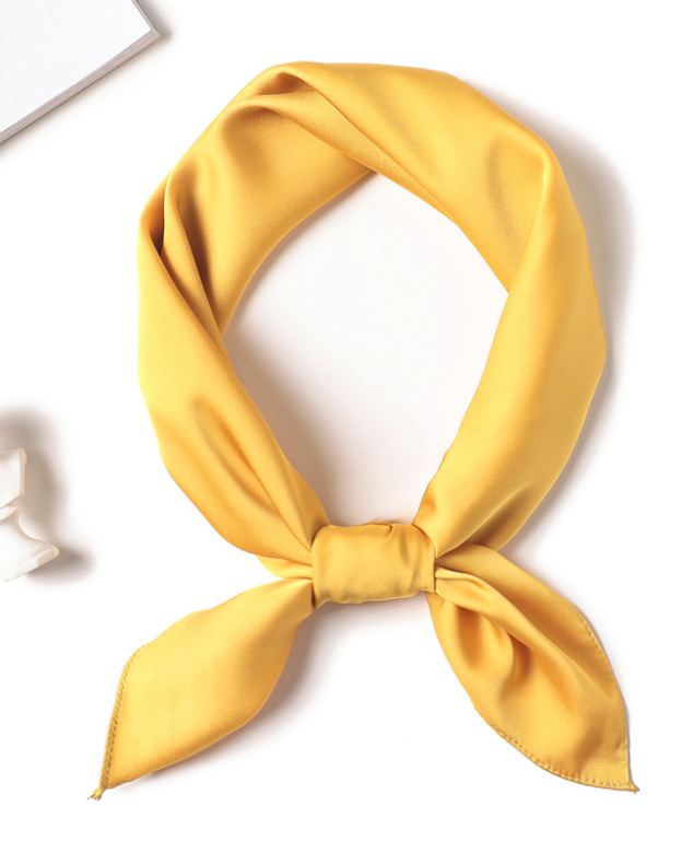 Simple Solid Color Square Scarf-Curvy-Faja