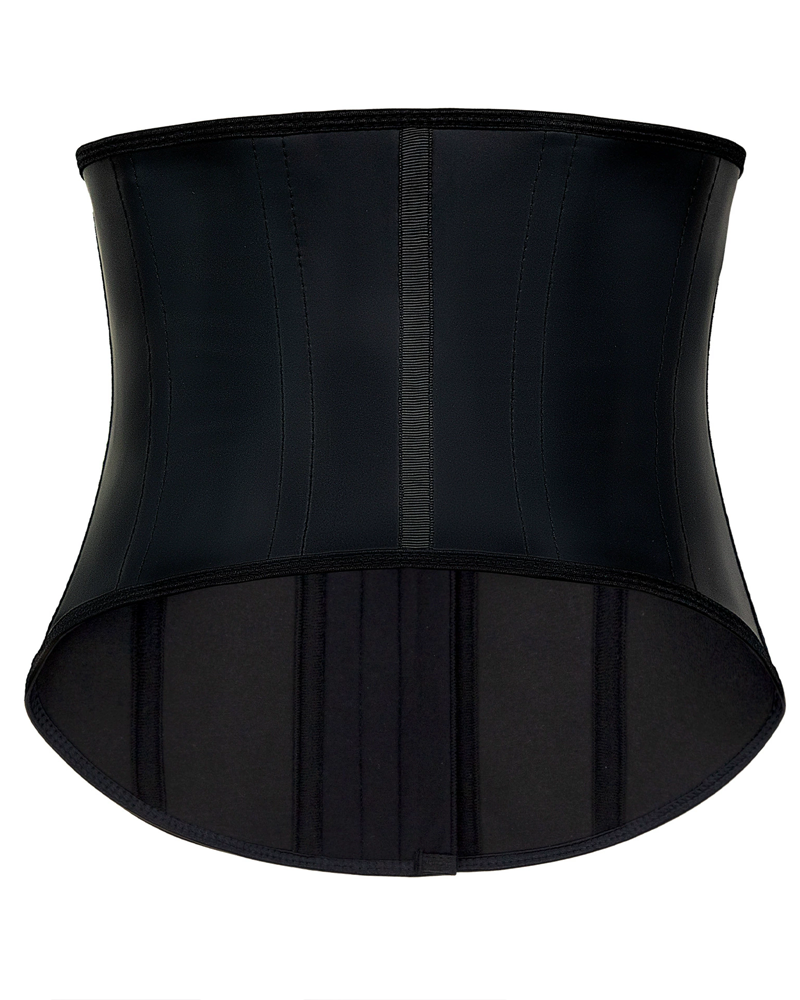 Curved Smooth Leather Shaping Waist-Curvy-Faja