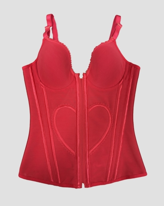 Women's Waist-cinching Black Tummy-control Bustier Tank Tops