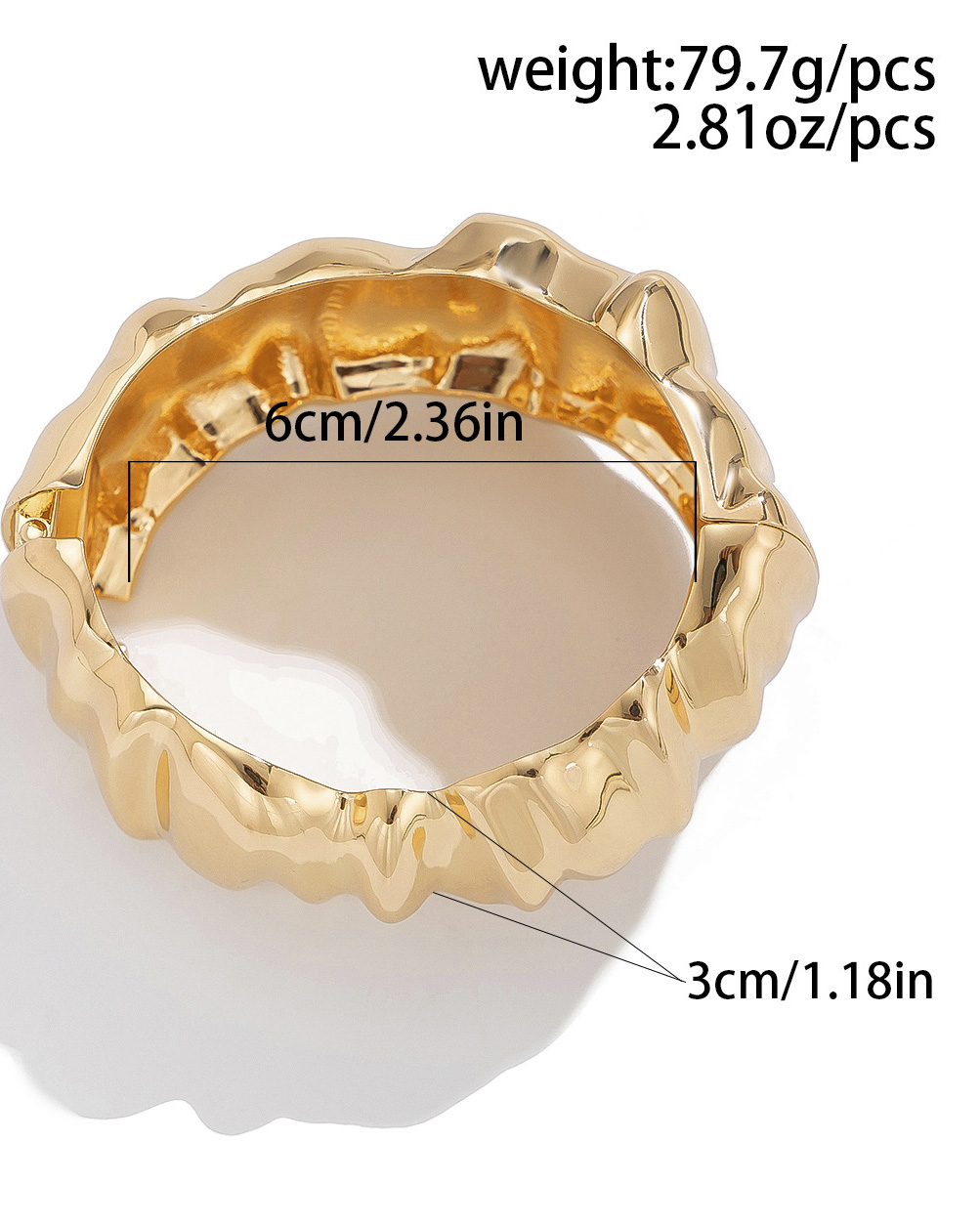 Geometric Bracelet-Curvy-Faja