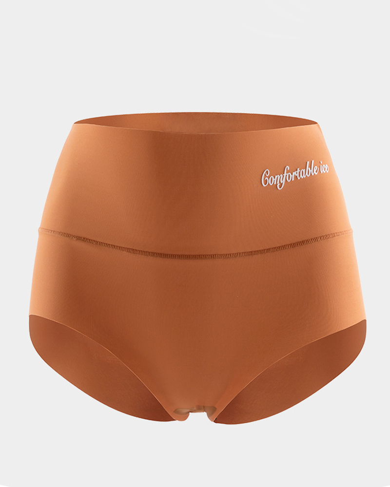 3D Apple Butt Graphene Antibacterial High Waist Tummy Control Briefs-Curvy-Faja