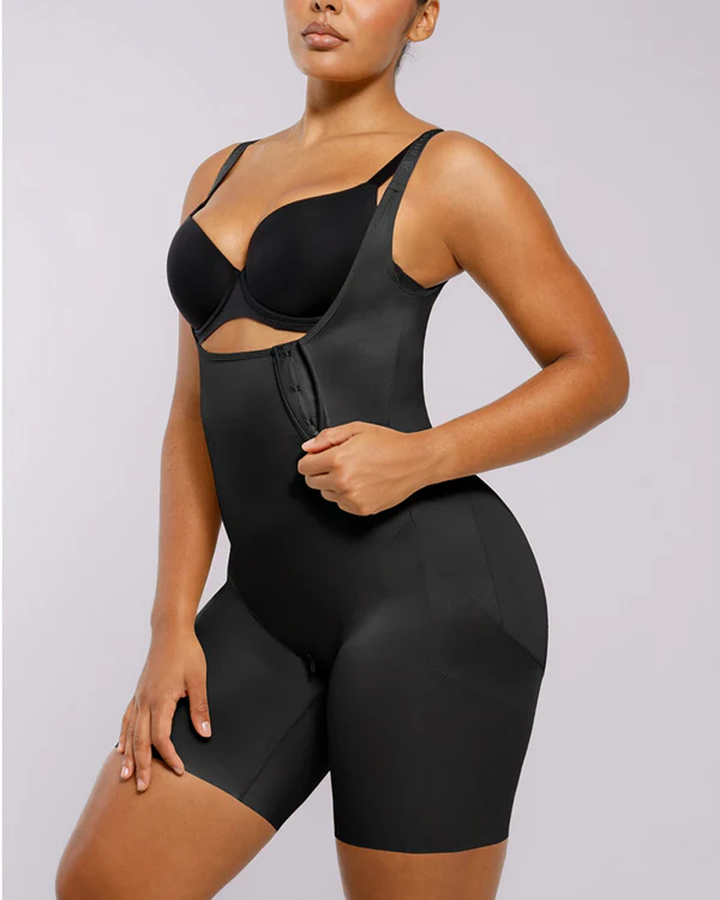 Open-Chest Side-Pulling Body Shaping And Buttock-Lifting Shapewear (Pre-Sale)