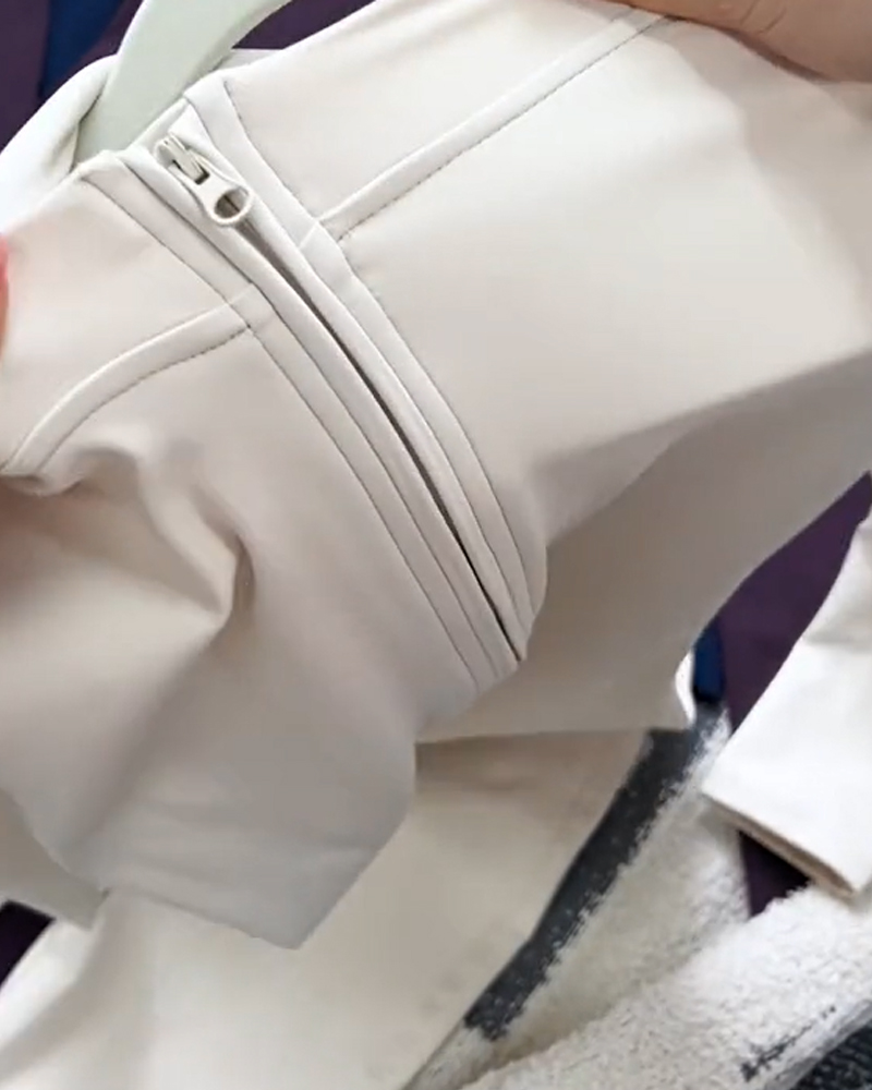 Tight Fleece Yoga Jumpsuit-Curvy-Faja