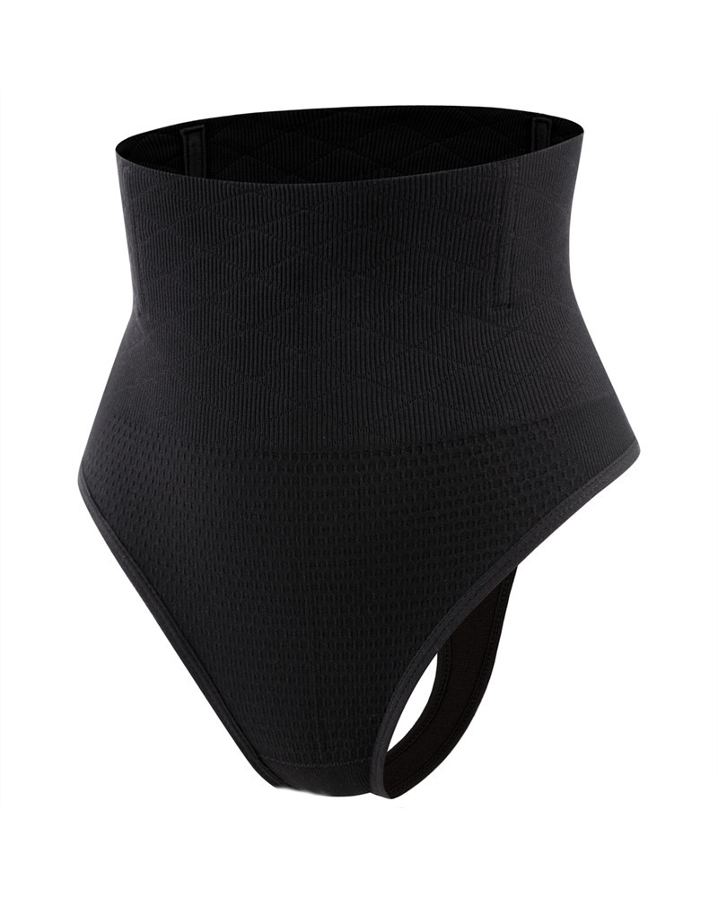 Thong-Style High-Waisted Shaping Underwear With Hip Lift And Tummy Control