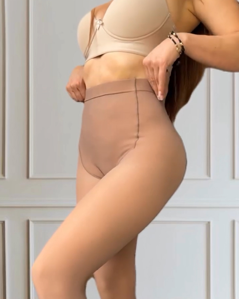 Warm Leggings With Legs