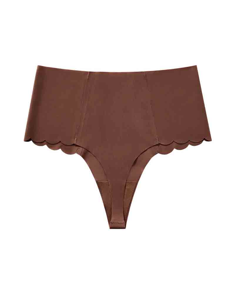 Seamless Wave Edge Invisible Women's Yoga Panties