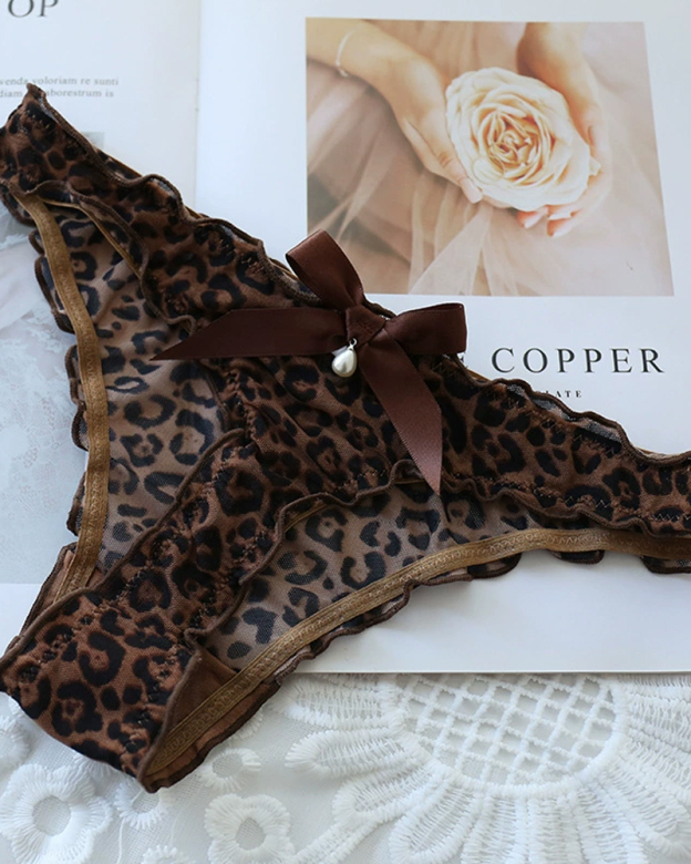 Sexy Mesh Pearl Thong-Curvy-Faja