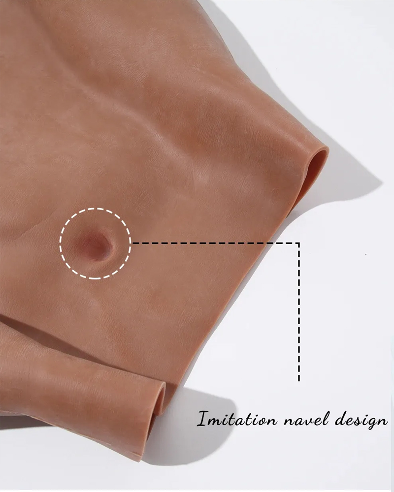 Open crotch food-grade silicone short hip pad with three-year service life