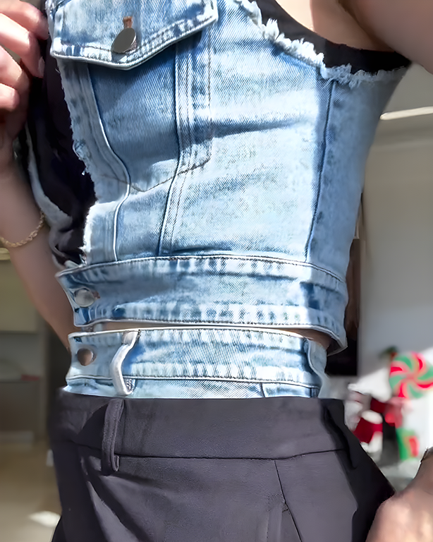 Women's Sleeveless Slim Fit Wide Leg 2-Piece Set-Curvy-Faja