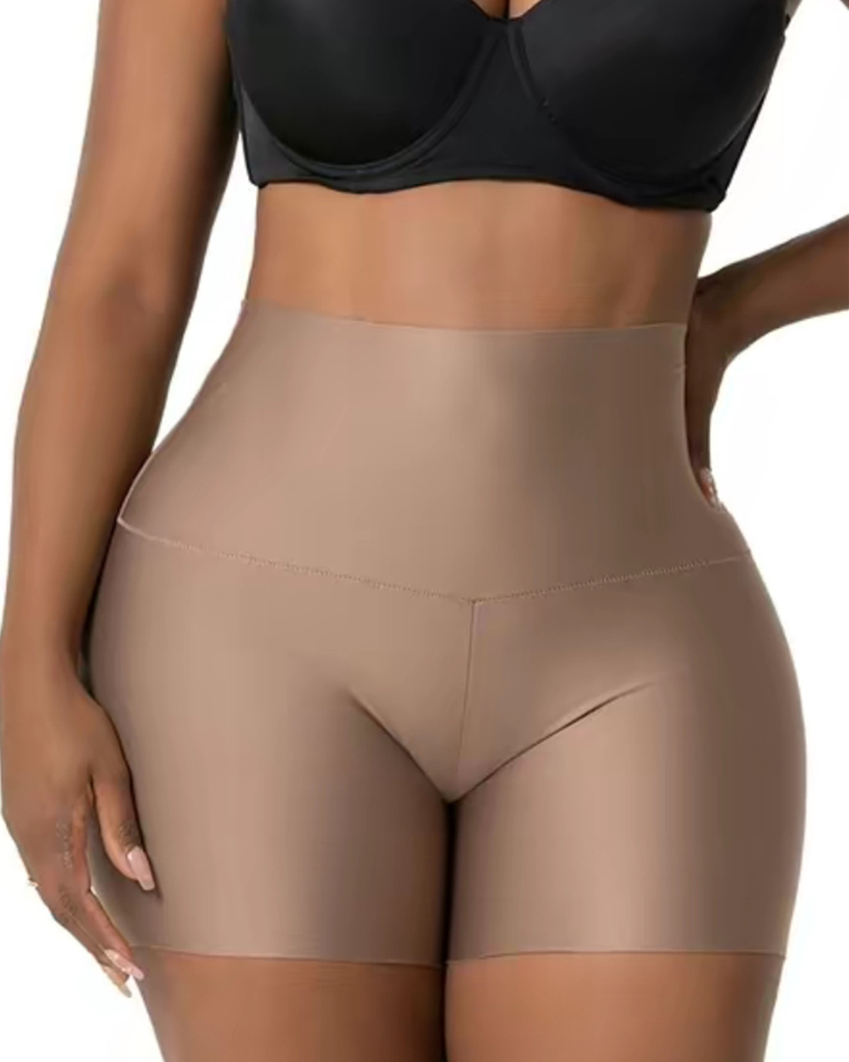 Women's Seamless High Waisted Shorts With Butt Lift