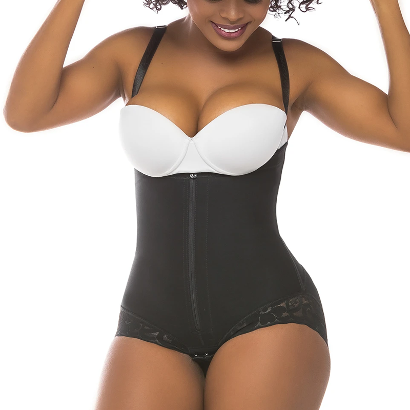 Women's Body Shaper Underwear Shaper Faja Slimming Tummy Control Fajas Shapewear Lace Bodysuits