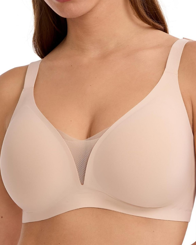 Deep V Soft Support Seamless Bra