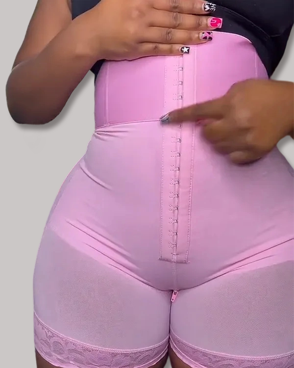 3 Boned Sculpt High Waist Booty Shorts