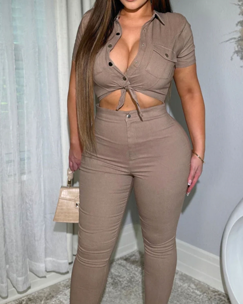 Light Denim Jumpsuit