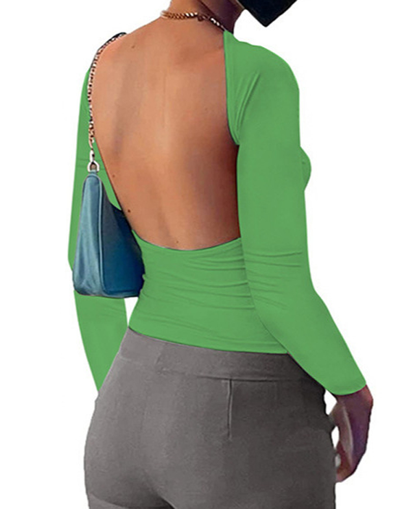 Reversible T-Shirt Top-Curvy-Faja