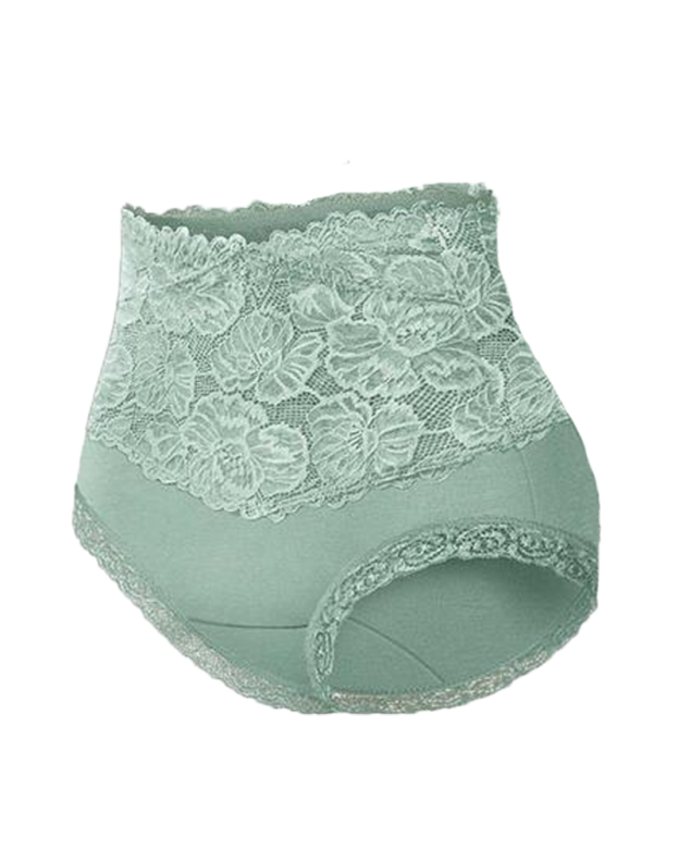 Buttock-Lifting Tummy-Flattening Lace Panties-Curvy-Faja
