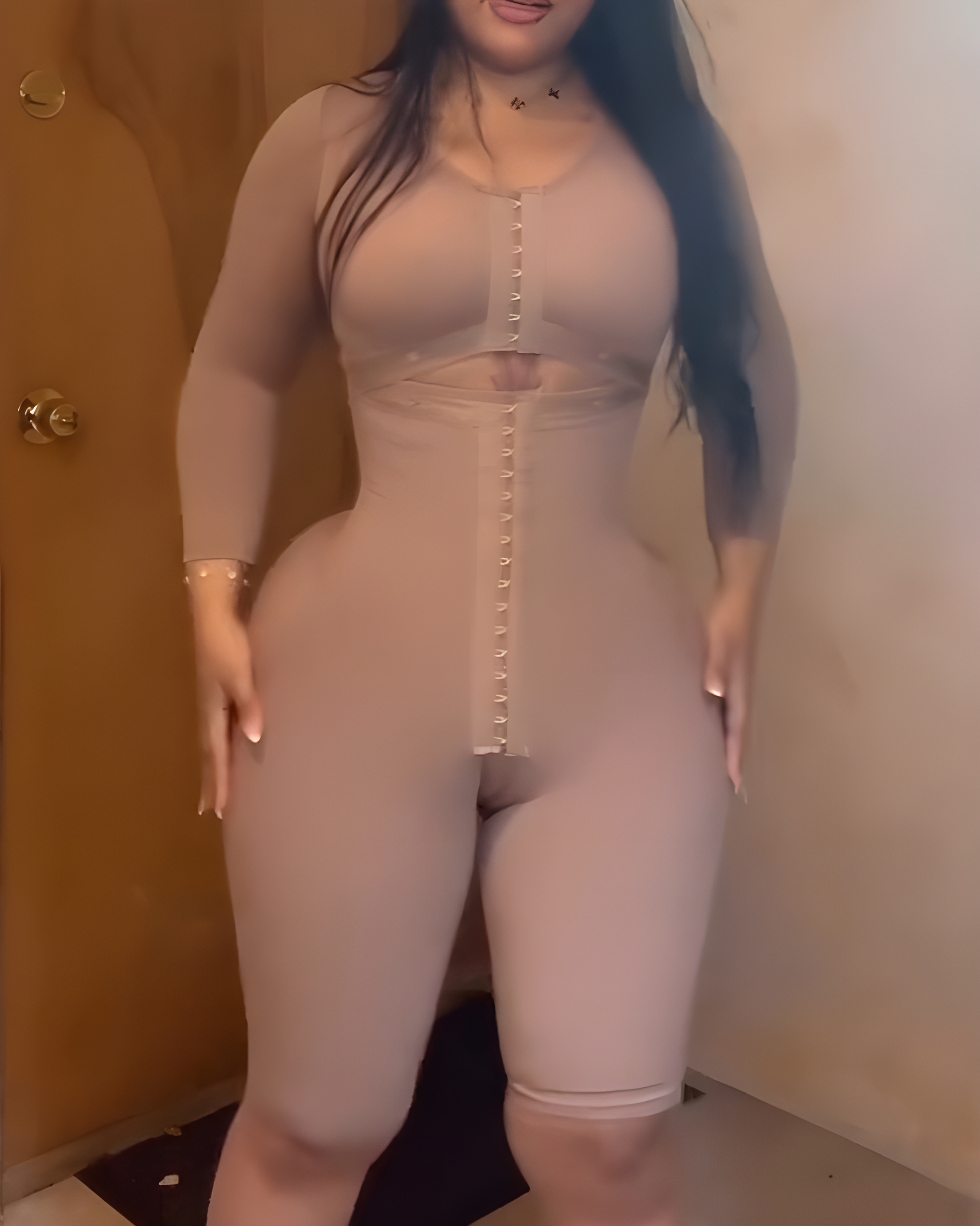 Women's Long-Sleeved Tummy Sculpt Full Body Shapewear