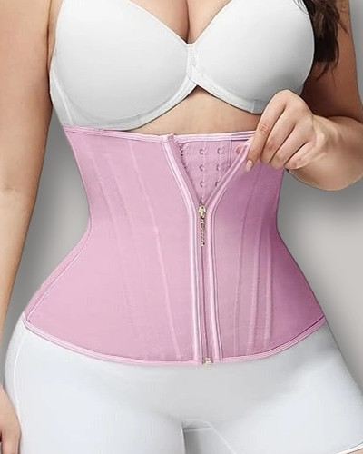 Zip & Breasted Body Shaper Tank Top-Curvy-Faja