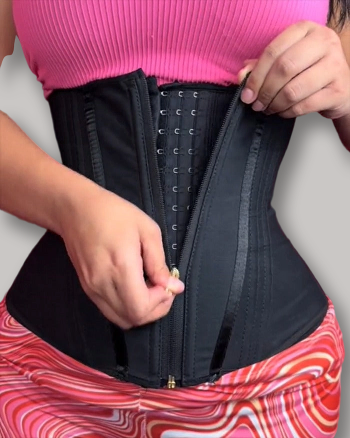 Zip & Breasted Body Shaper Tank Top-Curvy-Faja