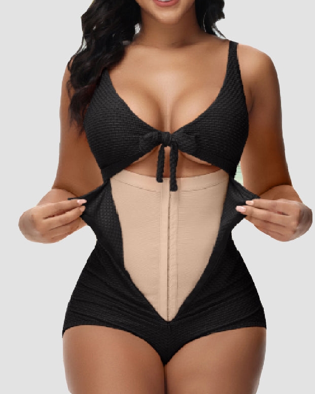 Butt Lifting Bodysuit Sleeveless Swim Shapewear