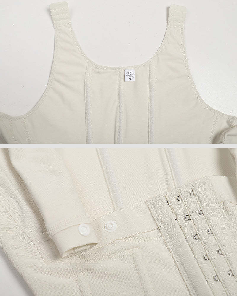 Women's Chest-Packed Body Shaper Postpartum Fajas-Curvy-Faja