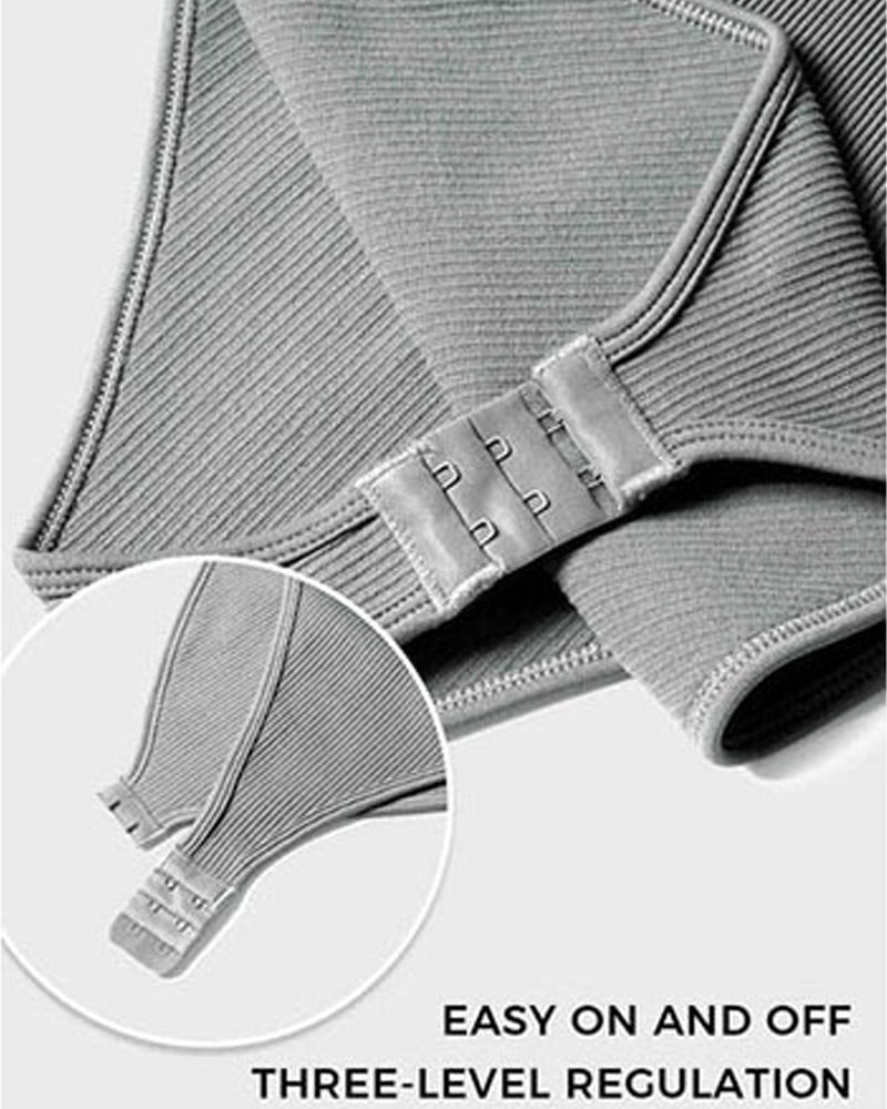 Women's Bodysuits Sexy Ribbed Square Neck Sleeveless Tank Tops Bodysuits