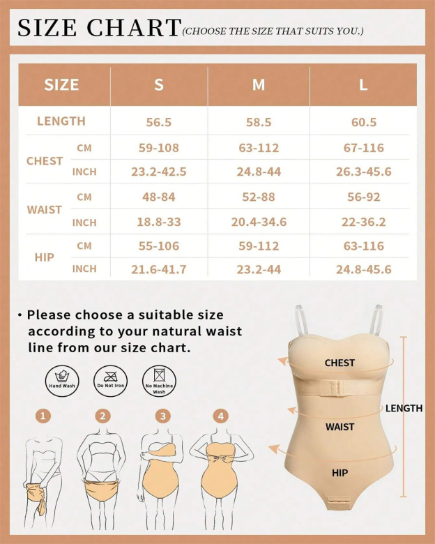 Seamless One-Piece Snap Crotch Shapewear