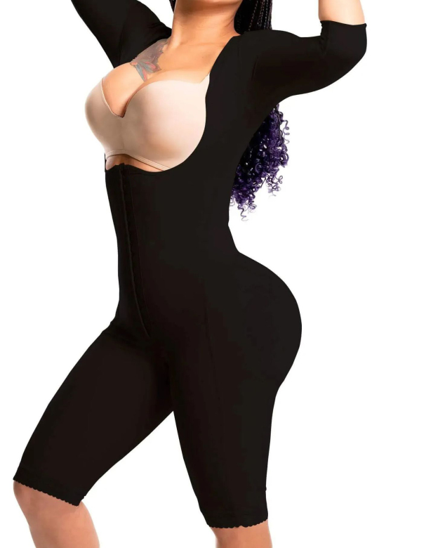 Women Full Body Shaper Liposuction Compression Garment-Curvy-Faja