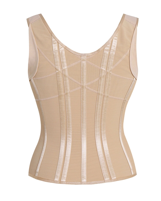 High Compression Hourglass Body Shaper Vest with Straps