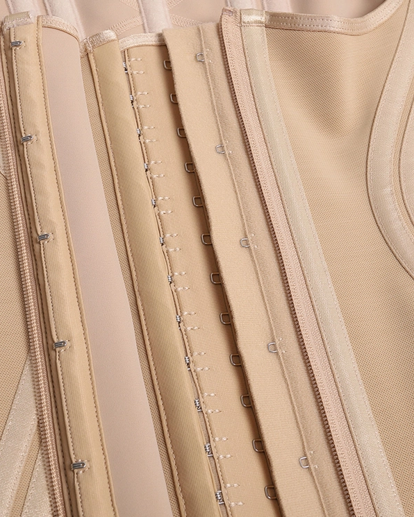 High Compression Hourglass Body Shaper Vest with Straps