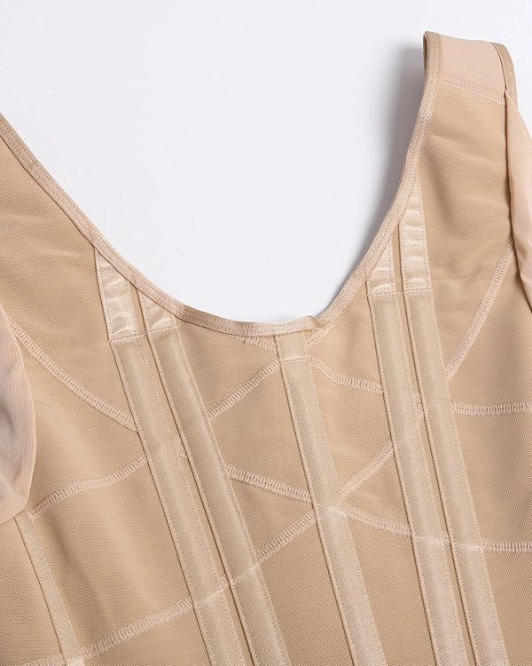 High Compression Hourglass Body Shaper Vest with Straps